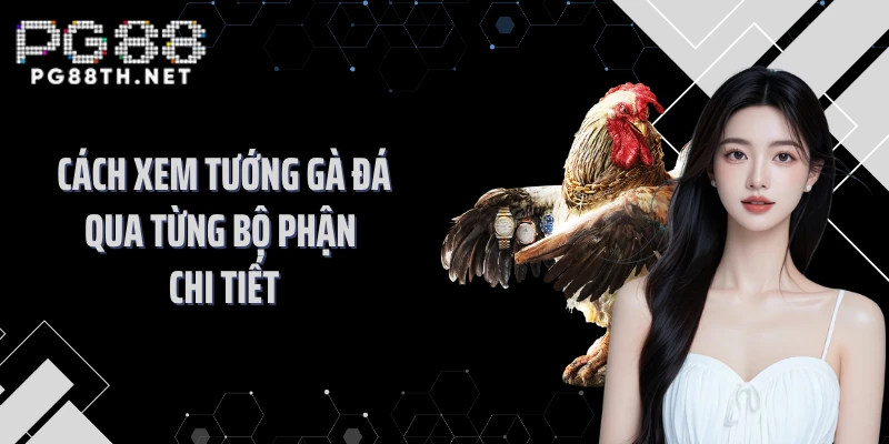 Cách xem tướng gà đá qua từng bộ phận chi tiết