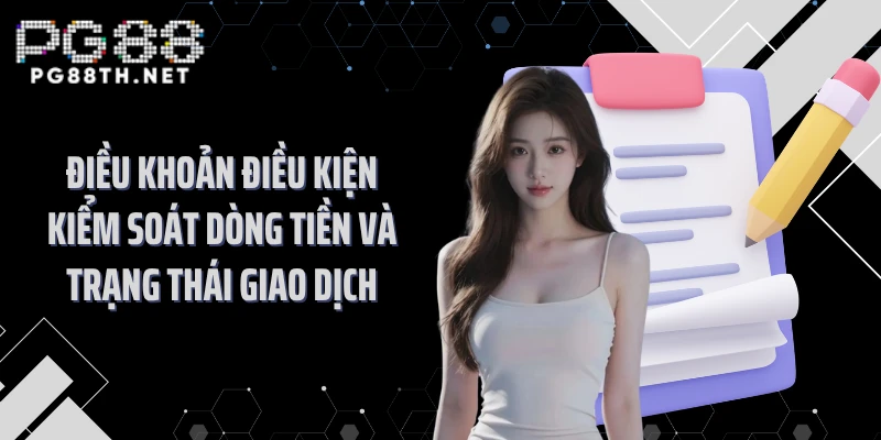 Điều khoản điều kiện kiểm soát dòng tiền và trạng thái giao dịch