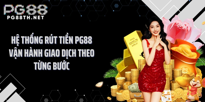 Hệ thống rút tiền PG88 vận hành giao dịch theo từng bước